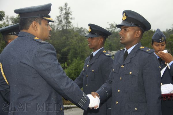 The Commissioning and Passing Out Parade at SLAF Diyatalawa